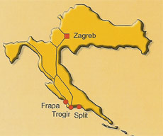 Anfahrtsrouten  nach Trogir